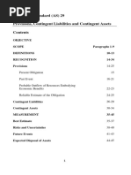 Accounting Standard (AS) 29 Provisions, Contingent Liabilities and Contingent Assets