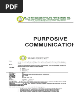 Purposive Communication