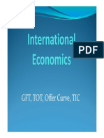 GFT, TOT, Offer Curve, TIC