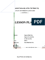 Lesson Plan: Industrial University of Ho Chi Minh City