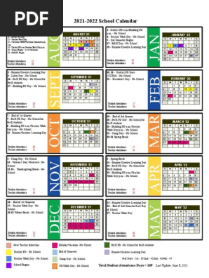 2021-2022 School Calendar | Evans County Charter School System