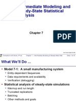 Intermediate Modeling and Steady-State Statistical Analysis