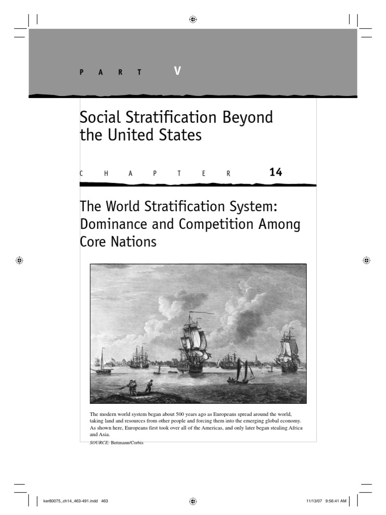 Ker80075 ch14 463-491 | PDF | World Systems Theory | Social Stratification