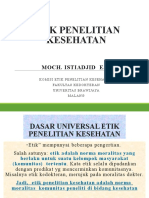 Materi Seminar Etik Penelitian Kesehatan Prof Istiadjid