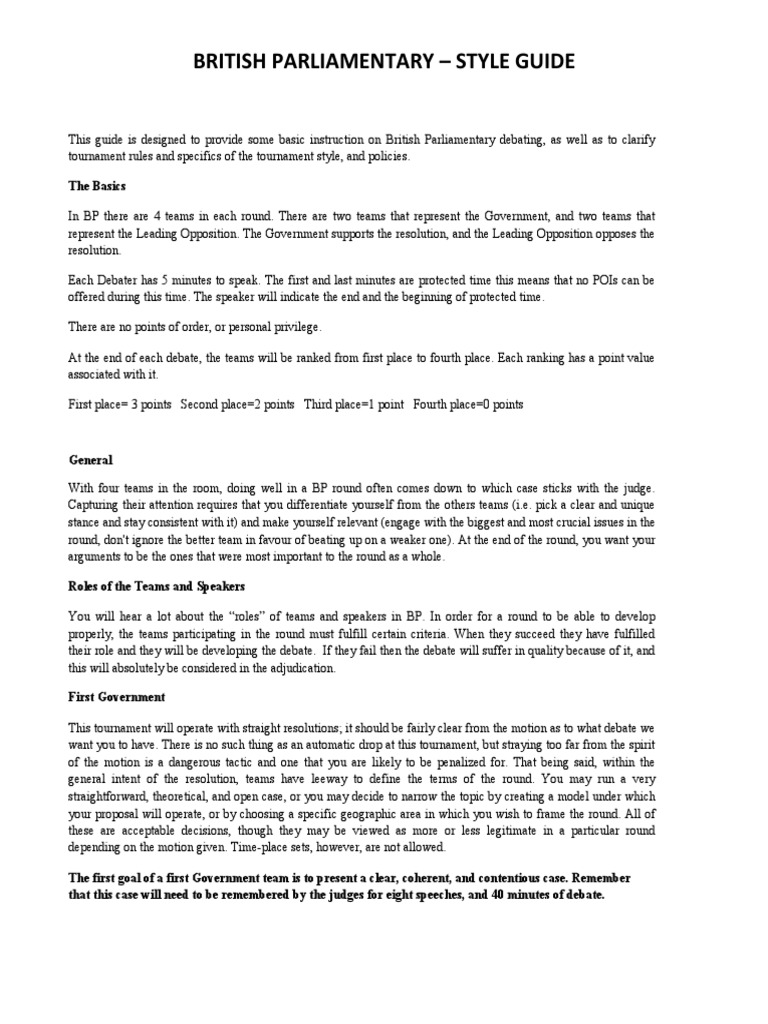 BP UBC Debaters Guide | PDF | Science | Science And Technology