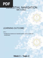 Celestial Navigation: NAV 4 233L3