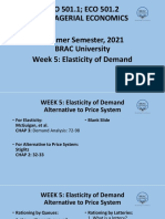  Elasticity of Demand