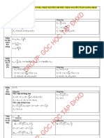 FULL CÔNG THỨC NỀN MÓNG