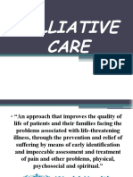 Palliative Care: Prepared by Dipti Punjal
