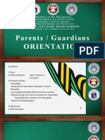 Parents / Guardians Orientation: Pasay City East High School