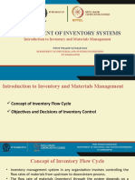 Management of Inventory Systems