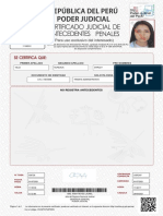 Sij Poder Judicial Del Perãº: No Registra Antecedentes