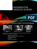 Los regimientos totalitarios en Europa(1)