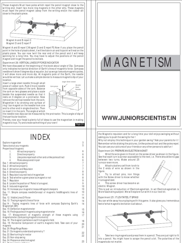 Experiment Kit by Junior Scientist PDF Compass