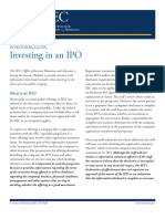 Investing in An IPO: Investor Bulletin