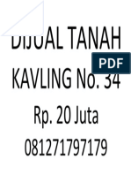 Dijual Tanah