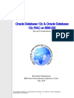 Oracle Database 12c & Oracle Database 12C Rac On Ibm Aix: Tips and Considerations