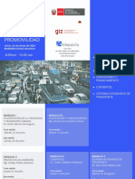 Programa de Capacitación de Movilidad y Transporte Urbano Sostenible PROMOVILIDAD