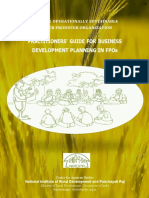 Practitioners Guide For Business Development Planning in FPOs