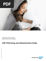 SAP CPQ Setup and Administration Guide