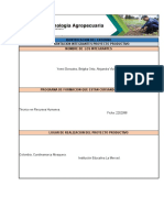 Plantilla de Evidencias Identificación Del Entorno