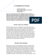 The Centrifugal Force Paradox