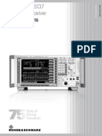 Specifications: R&S®Esci/Esci7 EMI Test Receiver