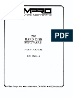 A74015-A AMPRO Z80 Hard Disk Software Users Manual 1985