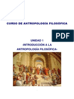 Curso de Antropología Filosófica