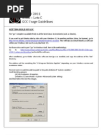GCC Usage Guidelines
