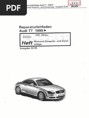 AUDI) Manual de Taller Audi TT 1999 | PDF
