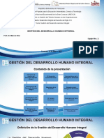 Gestion Del Desarrollo Humano Integral