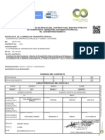 Contrato de transporte terrestre entre Cooturismo y OIM