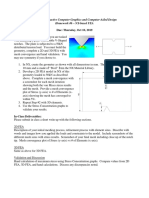 ME 4042 Interactive Computer Graphics and Computer-Aided Design Homework #6 - NX-based FEA