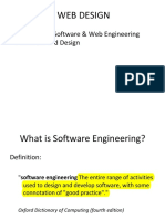 LECTURE 1 - Software & Web Engineering Processes and Design