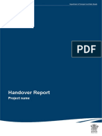 Handover Report