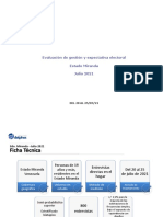 Instituto Delphos - Evaluación de Gestión y Expectativa Electoral