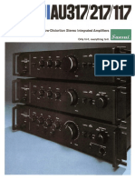 Sansui AU-317 Brochure