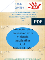 Diapositivas Promocion de La Prevencion de La Violencia Intrafamiliar