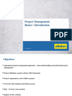 Project Management Basics / Introduction