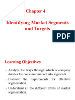 Chapter 4 Identifying Market Segments and Targets