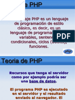 PHP Teoría Lenguaje Programación