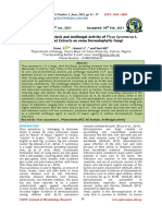 Phytochemical Analysis and Antifungal Activity of Ficus Sycomorus L. (Moraceae) Extracts On Some Dermatophytic Fungi