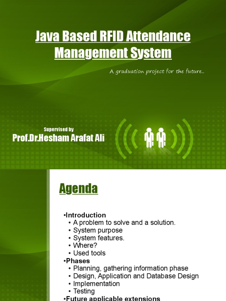 RFID Attendance for University Students | PDF | Radio Frequency ...