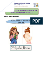 Proyecto IV Ciclo 3° y 4° Grado Primaria - Mayo 2021