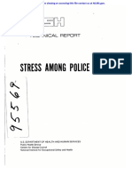 Stress Among Police Officers: Technical