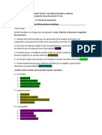 Examen Tutoria 3o.sec.