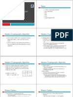 Topics: Modern Cryptography BITS3413 BITS3413