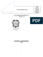 Grad O: Déci Mo Área: Inglés: Guía Programadora No. 1 Semana: 3-4