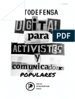 Autodefensa Digital para Activistas y Comunicadores Populares